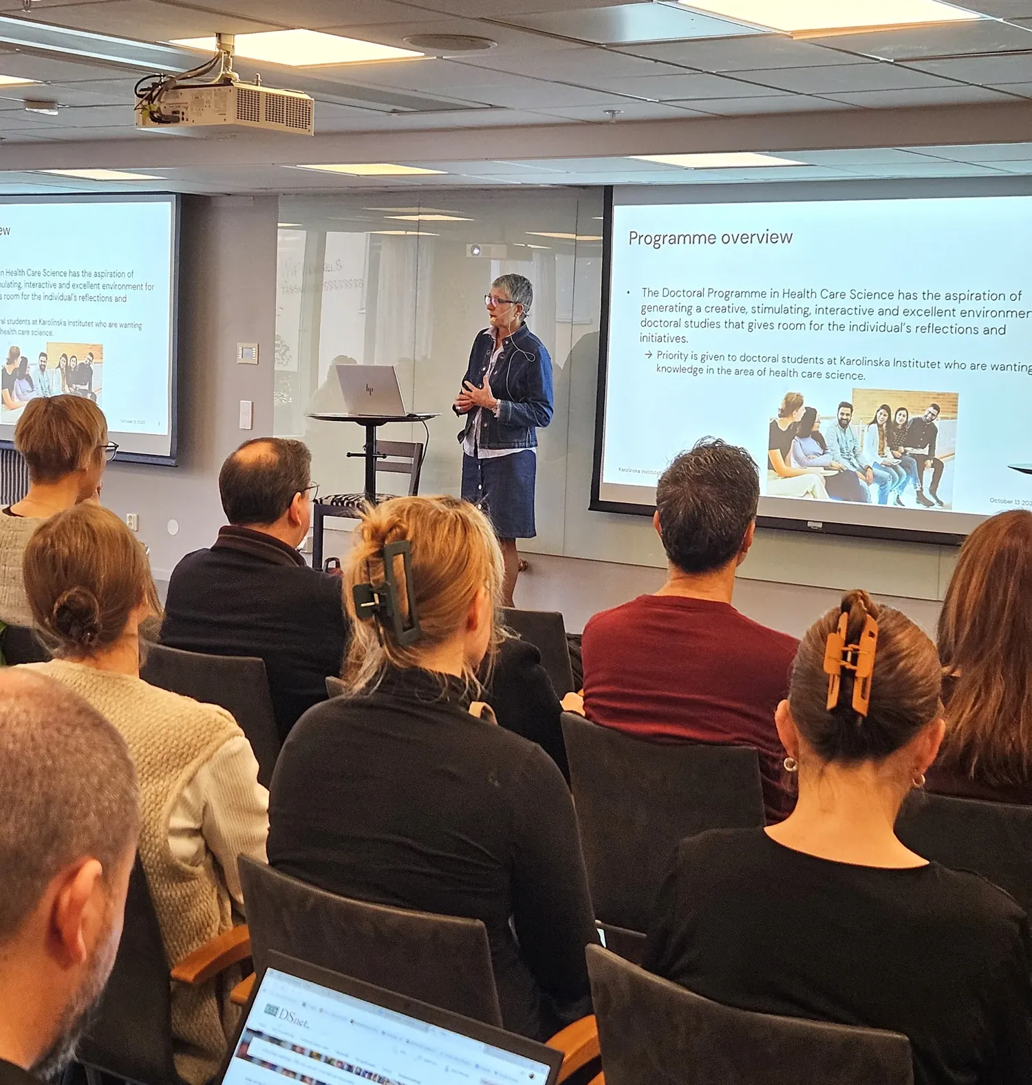 Bild från doktorand och handledardag PUF-V, FiH 2025