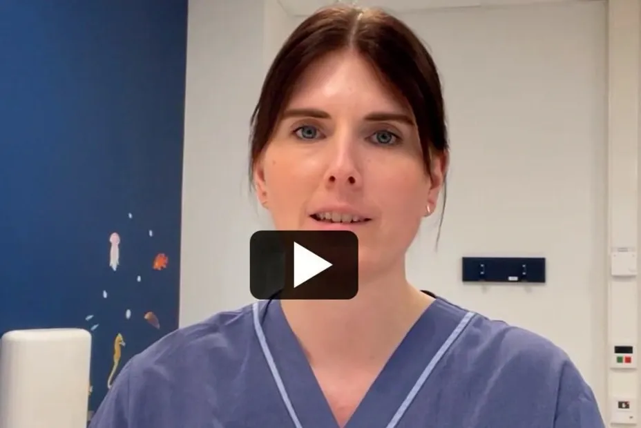 Arbetsterapeut på ett barnsjukhus