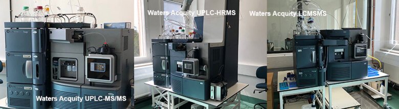 Foto på utrustning i masspektrometri  faciliteten i ANA Futura