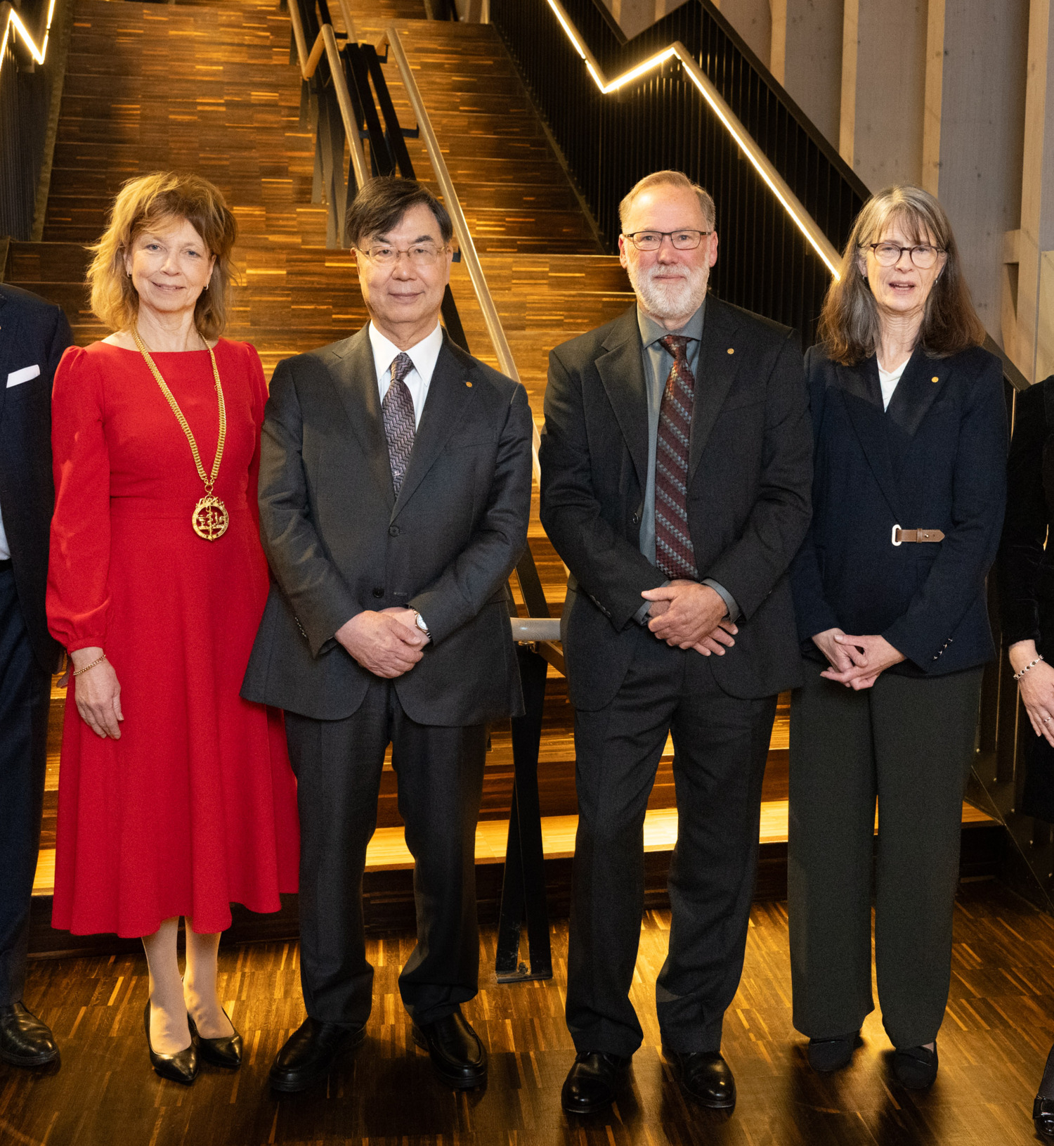 Rektor och årets Nobelpristagare
