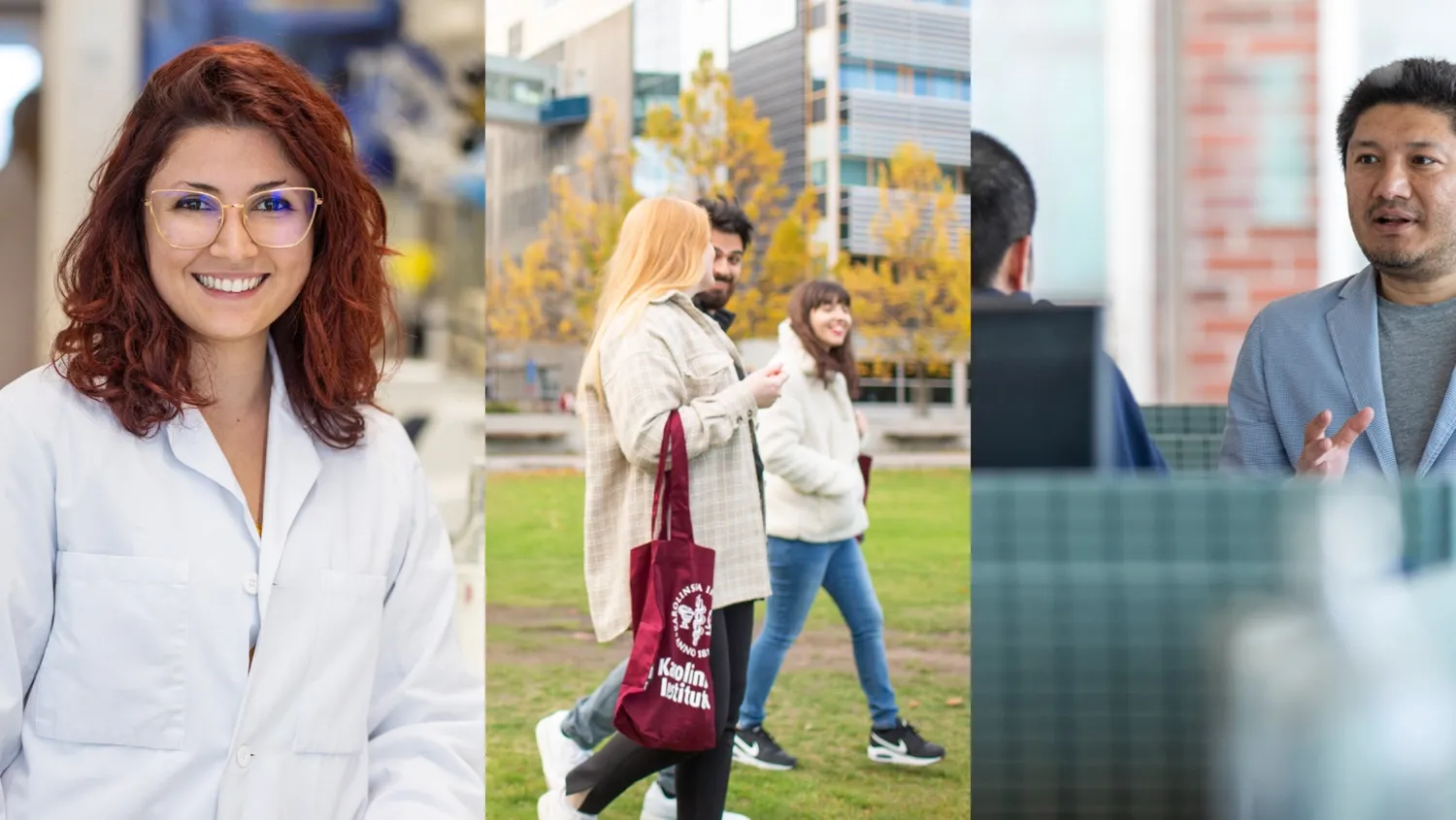 Collage medarbetare Karolinska Institutet