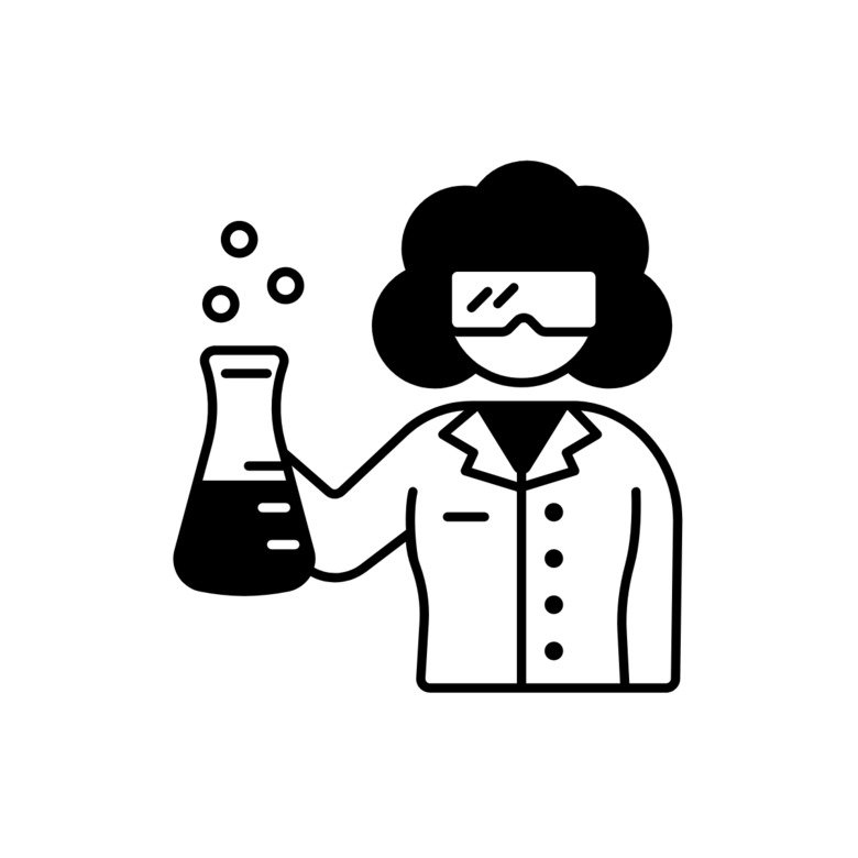 Illustration av forskare