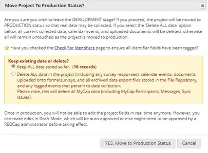 REDCap Production