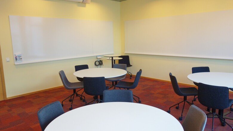 Study rooms at ANA23, KI Campus Flemingsberg