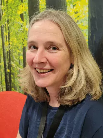 Pernilla Lundh smiling.