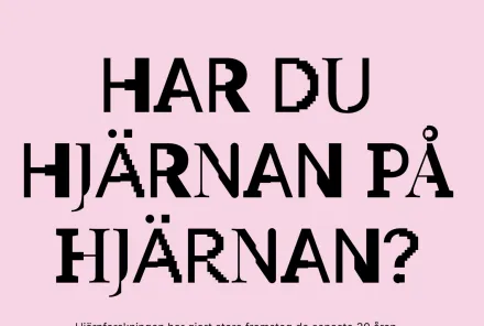 Poster Hjärnfondens forskningsbidrag