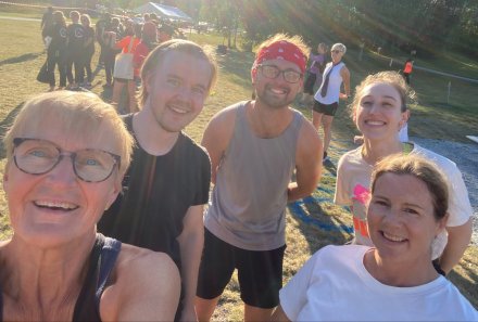 Olika gruppbilder på NVS lag och individuella medverkande i KI-loppet 2024