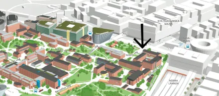 Karta campus Solna