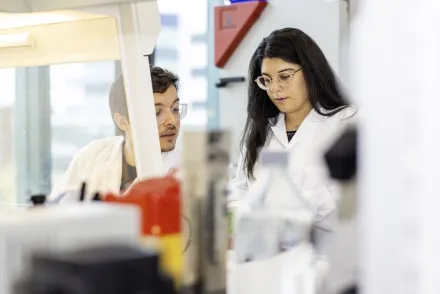 Detaljbild från labb